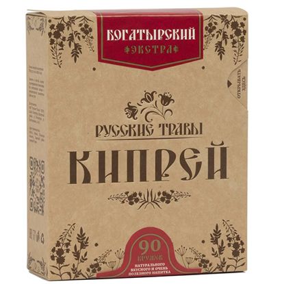 Чай Кипрей Экстра Богатырский 90 кружек (180гр) большой