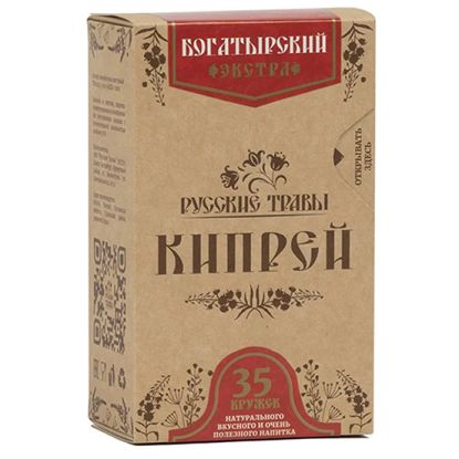 Чай Кипрей Экстра Богатырский 35 кружек (70гр) средний